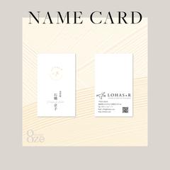 LOHAS+Rさま 名刺デザイン