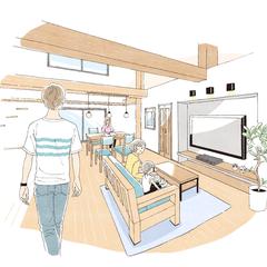 くつろぎのリビング