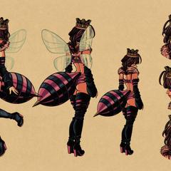 株式会社Queen Bee様　キャラクターデザイン