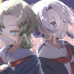 歌ってみた動画のサムネイルイラスト