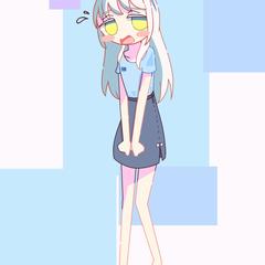 パキッとしてシンプルな塗りのイラストサンプル
