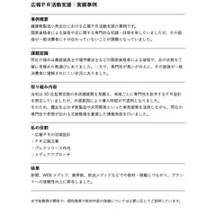 健康靴製造小売会社 広報ＰＲ活動支援｜実績事例