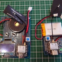 ESP32ビーコンとEP32の受信機