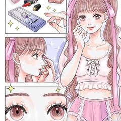 企業案件　カラコンイラスト