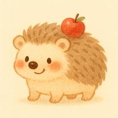 ゆるふわハリネズミちゃん♡
