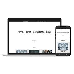 ever free engineering様ウェブサイト制作