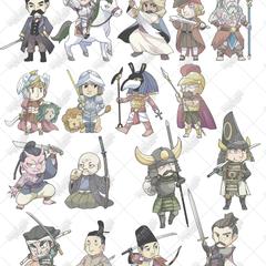 偉人モチーフSDキャラ集