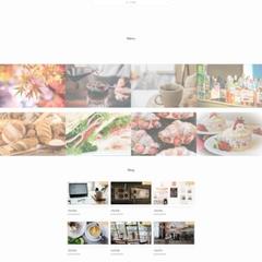 カフェをイメージしたデモサイト