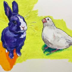 挿絵や動物のイラストなど