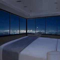ホテルと夜景