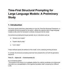 【研究実績】LLMの思考構造化に関する予備研究論文