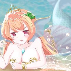 等身1枚絵/人魚