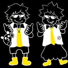 ライブTシャツに使用するイラストを描かせていただきました