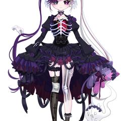 キャラクターデザイン、パーツ分けイラスト