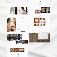 カフェのWebサイト