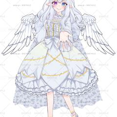 無償企画での立ち絵イラスト