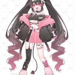 無償企画での立ち絵イラスト