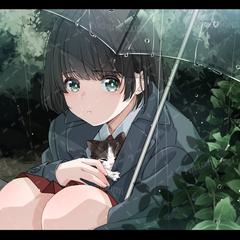雨の日(アニメ塗り)