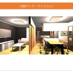 内観パース（マンション）