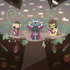 「デフォルメイラストの制作」