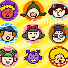 ゆるかわポップで個性的！SNSアイコン