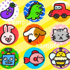 ゆるかわポップで個性的！SNSアイコン