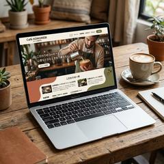 カフェ・飲食店向け：お店の空気感が伝わるサイト