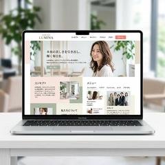 美容室向け：清潔感と温かみのあるサロンサイト