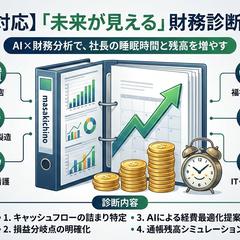 【全業種対応】AI財務診断：社長の睡眠時間と残高を増やす