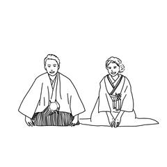 イラスト見本(和装)