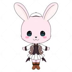 人物立ち絵の動物化