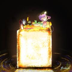 灯篭流しwith矢印妖精