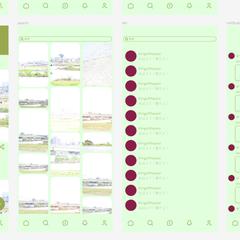 個人クライアント様の開発されているSNSのUIUXデザイン
