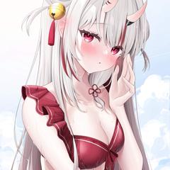水着百鬼あやめさんFA
