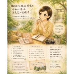 繊細さと現実感覚を併せ持った、伴走型の支援者