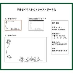 手描きイラストのトレース