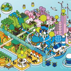 都内新商業施設の資料用イメージビジュアル