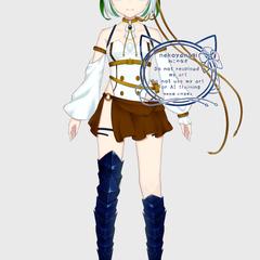 Live2D用パーツ分け対応イラスト