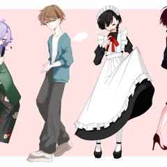 TRPGの立ち絵+差分10種まで