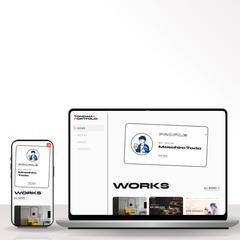 ポートフォリオサイト制作