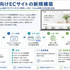 BtoC向けECサイトの新規構築