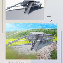 頂いた無機質なモデルデータを華やかにレタッチ