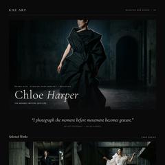 Chloe Harper｜静けさで魅せるサイト