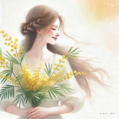 ミモザの花