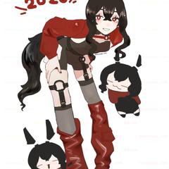 えとの絵　うまのおんなのこ