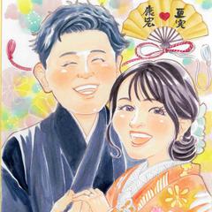 お写真をより華やかに思い出に残るイラストに