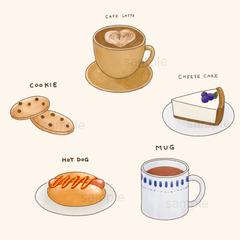 カフェイラスト