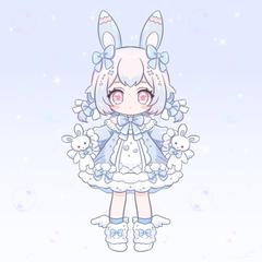 ゆめかわSDキャラ│うさぎモチーフ