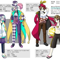 参考用立ち絵実績