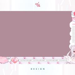 Vtuber配信オーバーレイデザイン